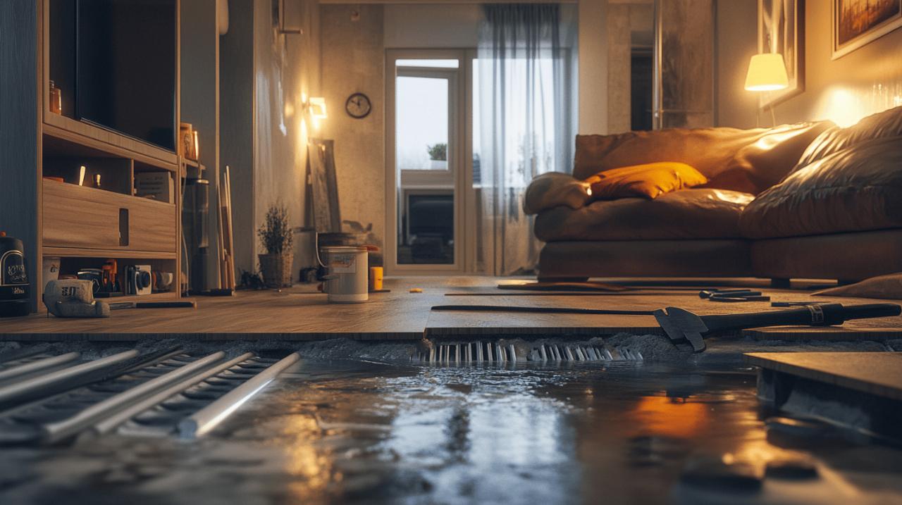 Comment identifier et réparer une fuite dans votre plancher chauffant avant les dégâts majeurs