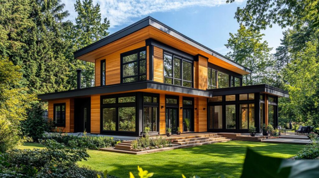 Pourquoi choisir une maison contemporaine en ossature bois pour un habitat durable