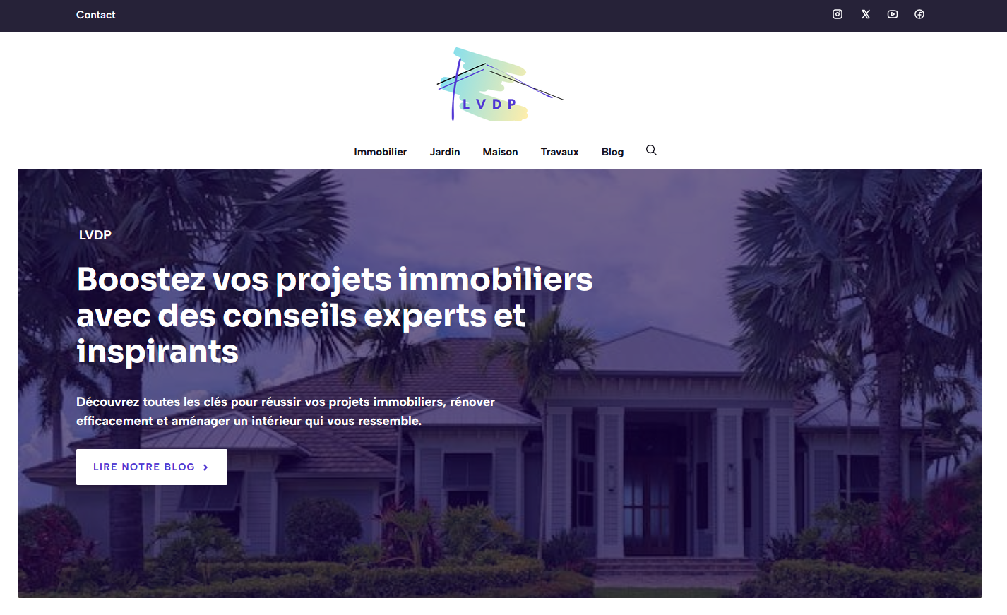 Lvdp Icon Site lvdp.fr - Immobilier et décoration de la maison